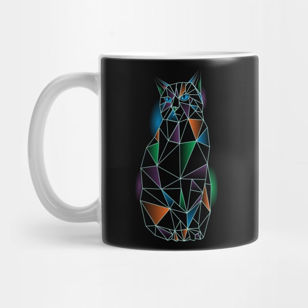 Polygonal cat by Piercek25